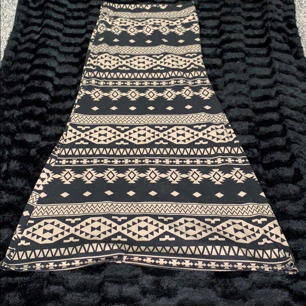 Maxi tribal skirt